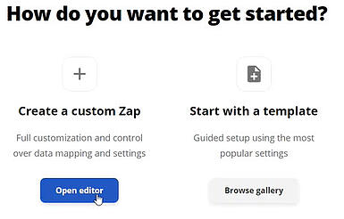 Getting Started with a Custom Zapp